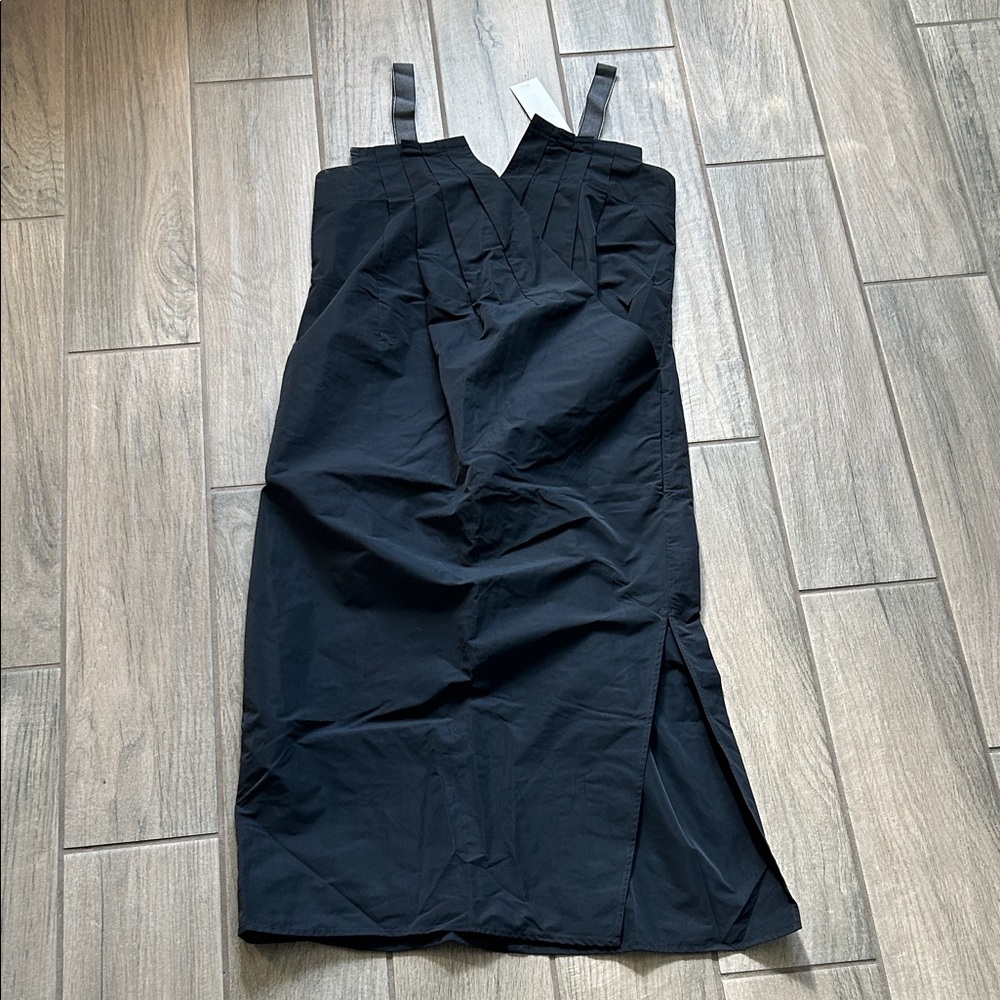 Zero + Maria Cornejo Black Midi Dress